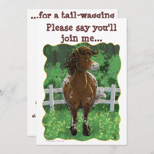 Party Time Appaloosa Horse Invitation