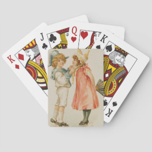 Party Time, Christmas postcard (colour litho) Playing Cards