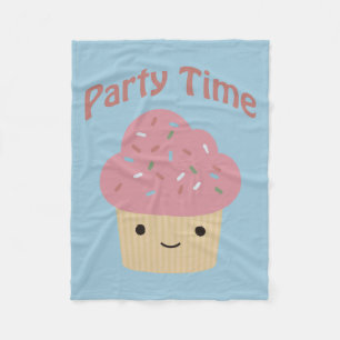 Party TIme Cupcake Fleece Blanket