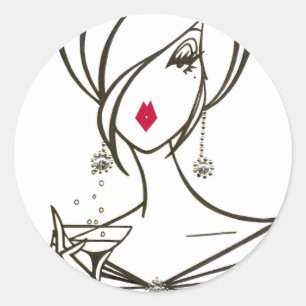 Party Time Diva stickers - Customised