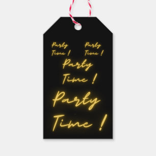 Party time gift tags