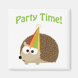 Party Time! Hedgehog Magnet