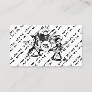Party Time House Party Celebration Hand Out Invite