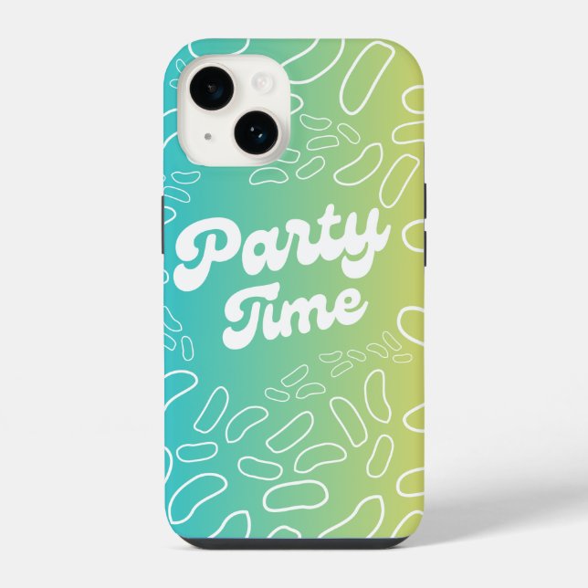 Party Time Inspiration iPhone Case (Back)