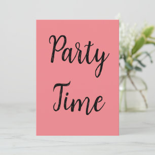 Party time invitation