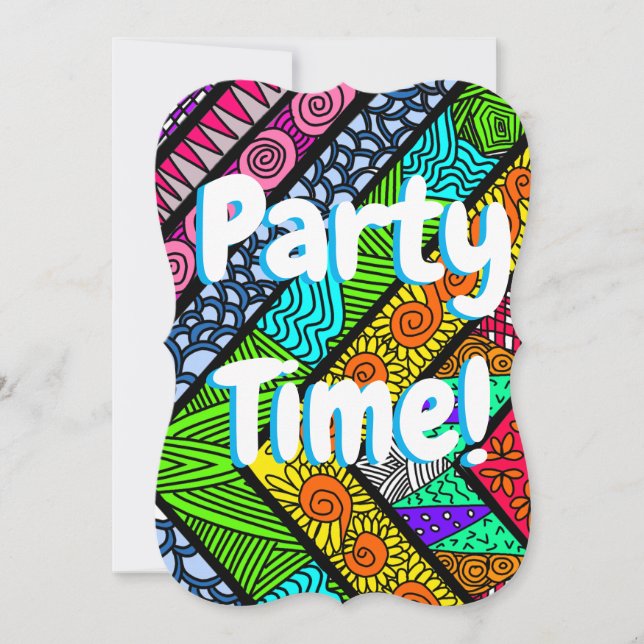Party time invitation (Front)