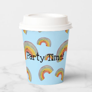 Party Time! Kawaii Rainbow Paper cup