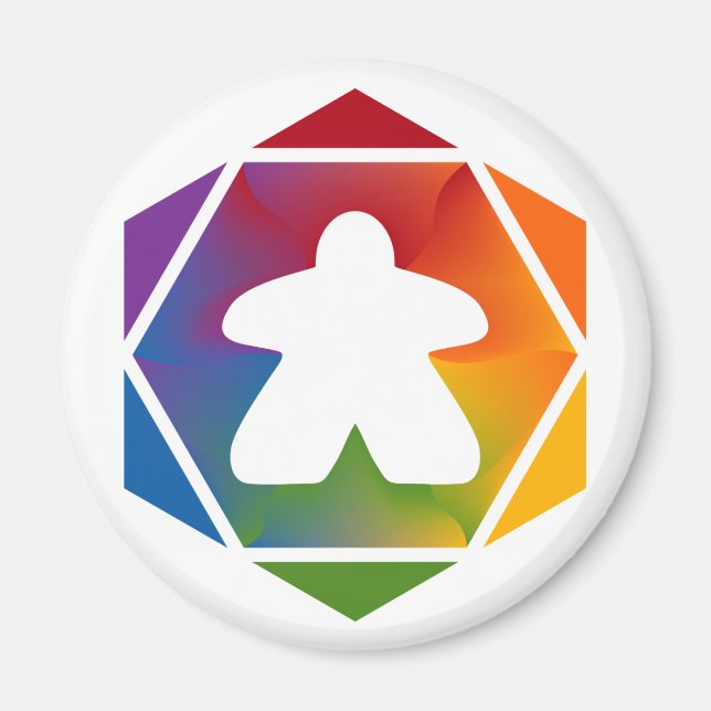 Party Time Meeple Magnet (Front)