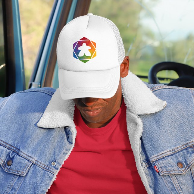 Party Time Meeple Trucker Hat (Creator Uploaded)