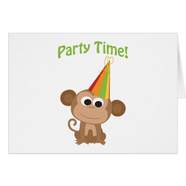 Party time monkey (Front Horizontal)