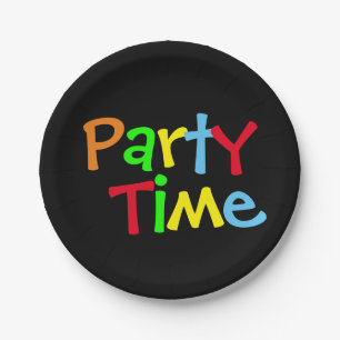 Party Time Paper Plate