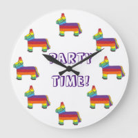 PARTY TIME! Rainbow Donkey Piñata Fiesta Birthday