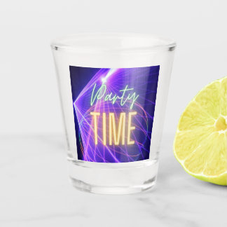 Party time shot glass