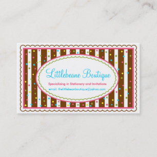 Party Time Sprinkles Business Calling Cards