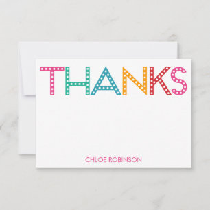 Party Time Thank You Cards - Blue