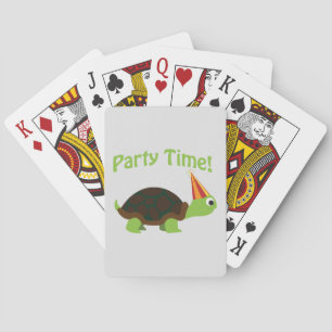Party Time! Turtle Playing Cards