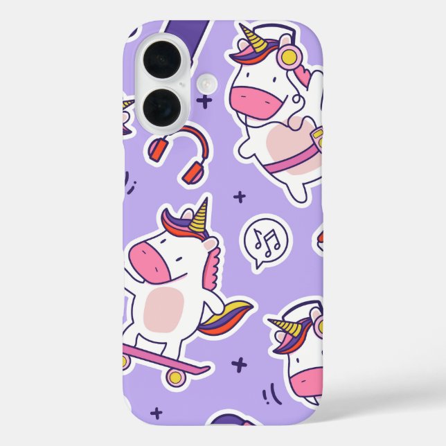Party Time Unicorn Fun Celebration Case-Mate iPhone Case (Back)