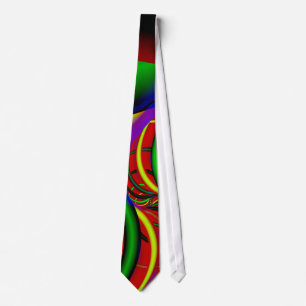 Party Tonight Fine Fractal Art Tie