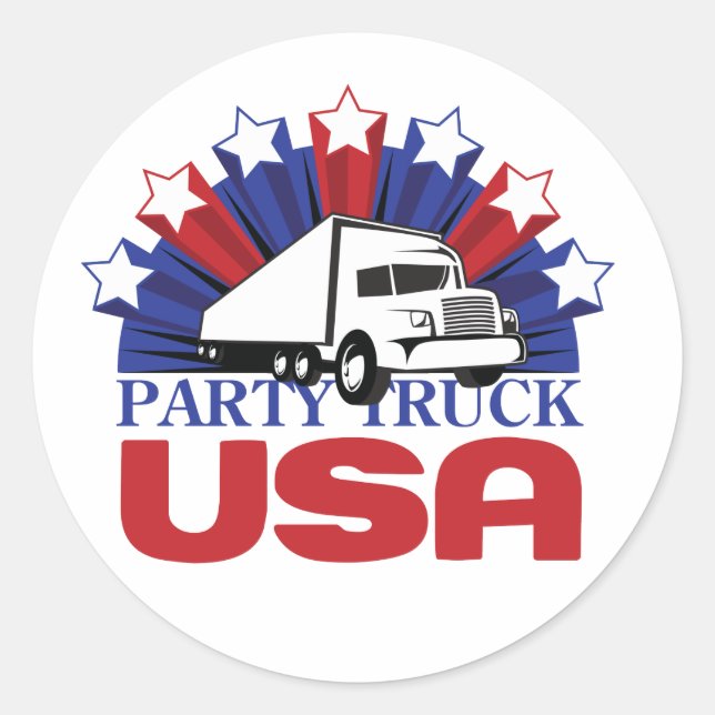 Party Truck USA: The Sticker (Front)