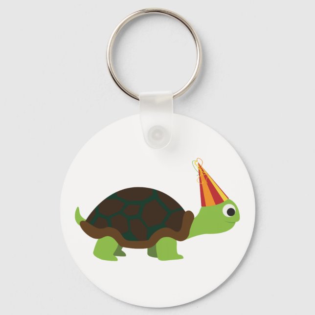 Party Turtle Key Ring (Front)