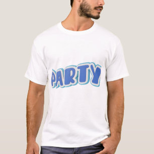 Party Vibes 3D typography design. T-Shirt
