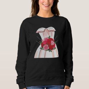 Party Wedding Dress for Marriage Bridal Shower Sweatshirt