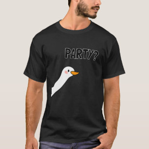 Party With Friends And Alcohol With Animal Duck T-Shirt