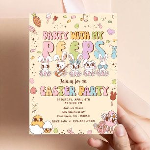 Party with My Peeps Easter Party Invitation
