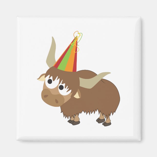 Party Yak Magnet (Front)