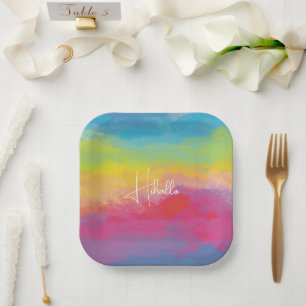 Party - Zeit I Pappteller Paper Plate