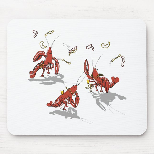 Partydads Crawfiish Mouse Pad (Front)