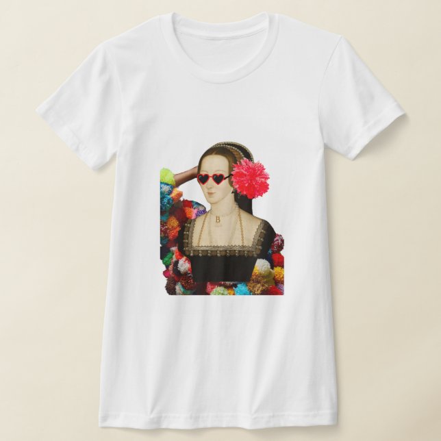 Partying Anne Boleyn T-Shirt (Laydown)