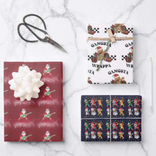 Partying Down Wrapping Paper 2 Pack