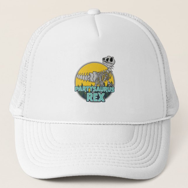Partysaurus Rex Trucker Hat (Front)