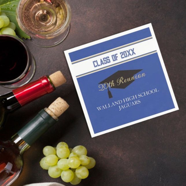Partytime! CUSTOM Class Reunion Napkins (Creator Uploaded)