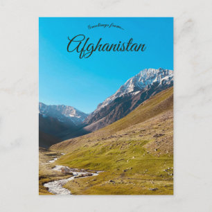 Paryan Valley Afghanistan Postcard