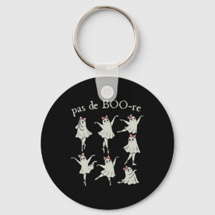 Pas De Boo-re Ballerina Ghost Halloween Spooky Sea Key Ring