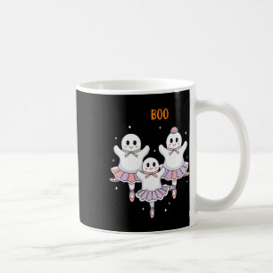 Pas De Boo-rée Ballet Dancer Spooky Ghost Hallowee Coffee Mug