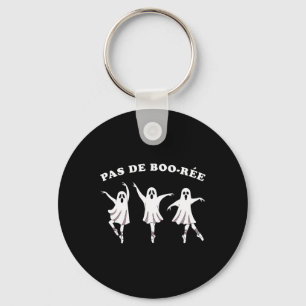 Pas De Boo Ree Ballet Halloween Ghost For Girls  Key Ring