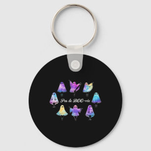 Pas De Boo-rée Funny Ballet Ghosts Dance Halloween Key Ring