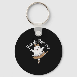 Pas De Boo-rée Funny Ballet Ghosts Halloween Dance Key Ring