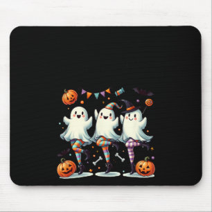 Pas De Boo-rée Funny Ballet Ghosts Halloween Dance Mouse Pad