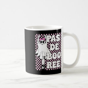 Pas De Boo-ree Funny Retro Ballet Ghosts Halloween Coffee Mug