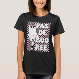 Pas De Boo-ree Funny Retro Ballet Ghosts Halloween T-Shirt