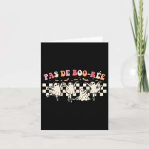 Pas De Boo-rée Ghost Ballet Dancer Halloween Danci Card