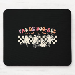 Pas De Boo-rée Ghost Ballet Dancer Halloween Danci Mouse Pad