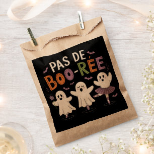 Pas de BOO-ree Ghost Ballet Dancer Teacher Favour Bag