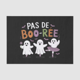 Pas de BOO-ree Ghost Ballet Dancer Teacher  Tissue Paper