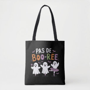Pas de BOO-ree Ghost Ballet Dancer Teacher  Tote Bag