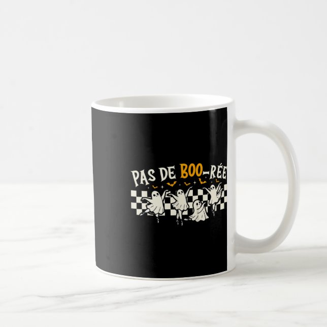 Pas De Boo-rée Ghost Byllet Dancer Halloween Dance Coffee Mug (Right)